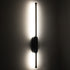 GloboStar® HARLEM 61331 Φωτιστικό Τοίχου - Απλίκα Design LED CCT 9W 1080lm 120° AC 220-240V - Εναλλαγή Φωτισμού μέσω Διακόπτη On/Off All In One Ψυχρό 6000k+Φυσικό 4500k+Θερμό 2700k Μ5 x Π4 x Υ60cm - Μαύρο - 3 Years Warranty - ledmania.gr