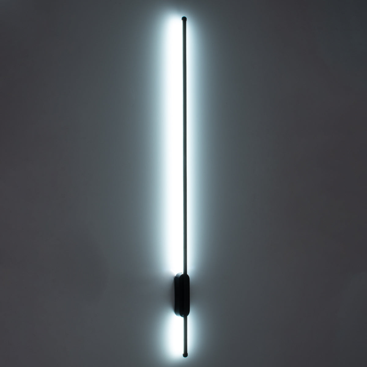 GloboStar® HARLEM 61335 Φωτιστικό Τοίχου - Απλίκα Design LED CCT 18W 2160lm 120° AC 220-240V - Εναλλαγή Φωτισμού μέσω Διακόπτη On/Off All In One Ψυχρό 6000k+Φυσικό 4500k+Θερμό 2700k Μ5 x Π4 x Υ120cm - Μαύρο - 3 Years Warranty - ledmania.gr