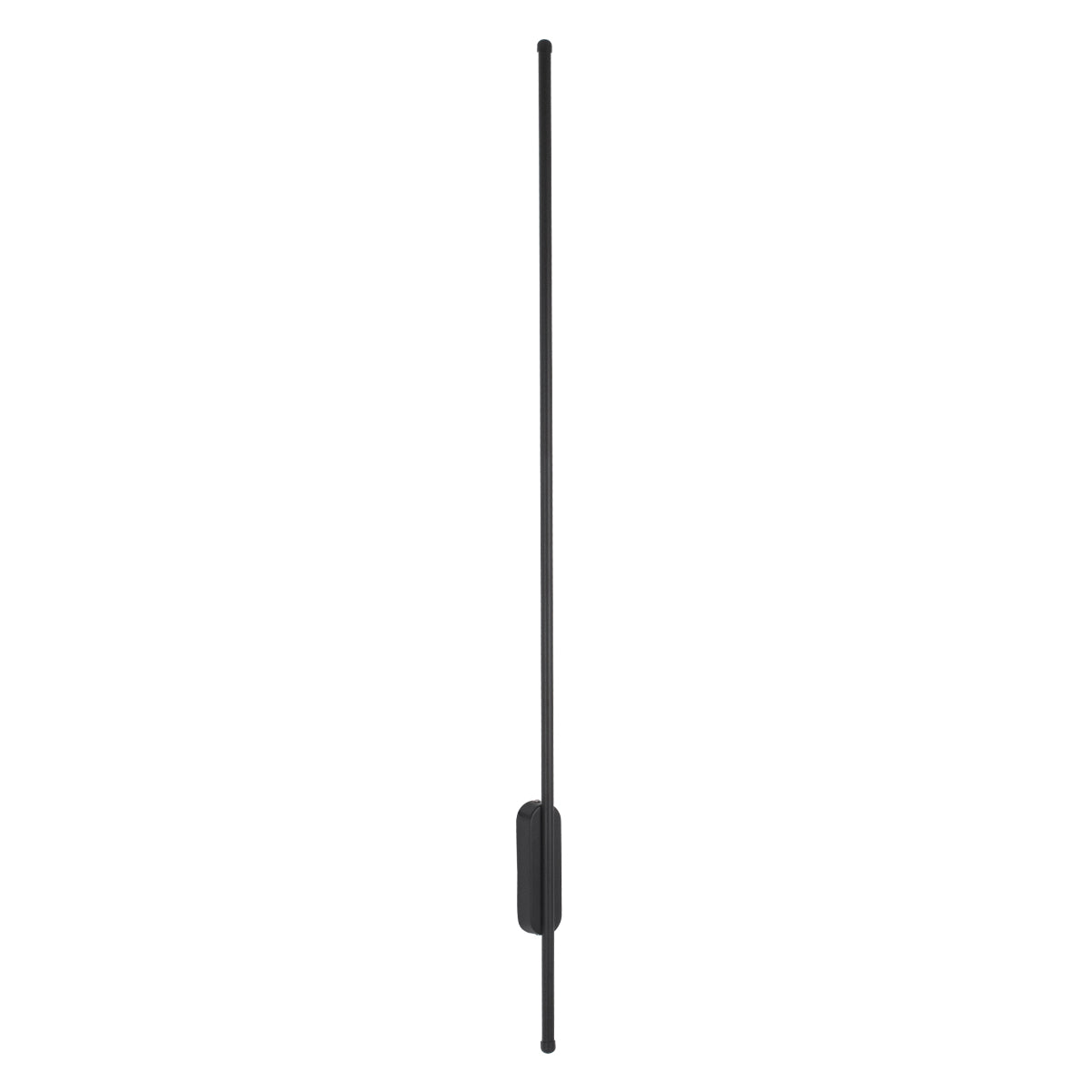 GloboStar® HARLEM 61335 Φωτιστικό Τοίχου - Απλίκα Design LED CCT 18W 2160lm 120° AC 220-240V - Εναλλαγή Φωτισμού μέσω Διακόπτη On/Off All In One Ψυχρό 6000k+Φυσικό 4500k+Θερμό 2700k Μ5 x Π4 x Υ120cm - Μαύρο - 3 Years Warranty - ledmania.gr