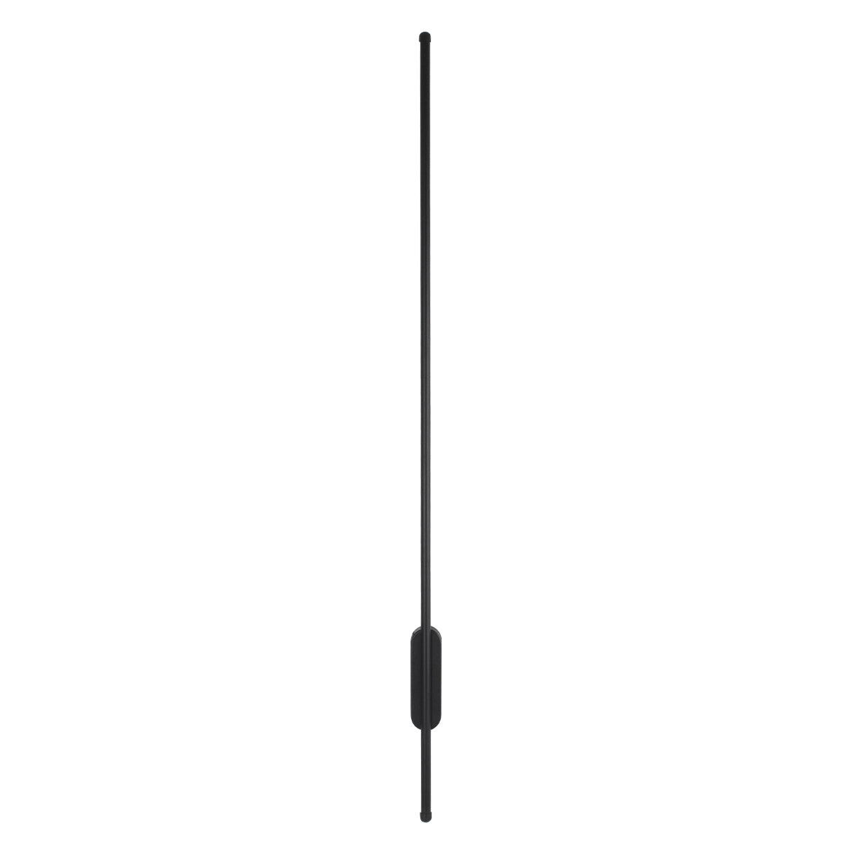 GloboStar® HARLEM 61335 Φωτιστικό Τοίχου - Απλίκα Design LED CCT 18W 2160lm 120° AC 220-240V - Εναλλαγή Φωτισμού μέσω Διακόπτη On/Off All In One Ψυχρό 6000k+Φυσικό 4500k+Θερμό 2700k Μ5 x Π4 x Υ120cm - Μαύρο - 3 Years Warranty - ledmania.gr