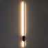 GloboStar® HARLEM 61335 Φωτιστικό Τοίχου - Απλίκα Design LED CCT 18W 2160lm 120° AC 220-240V - Εναλλαγή Φωτισμού μέσω Διακόπτη On/Off All In One Ψυχρό 6000k+Φυσικό 4500k+Θερμό 2700k Μ5 x Π4 x Υ120cm - Μαύρο - 3 Years Warranty - ledmania.gr