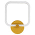 GloboStar® ELIZA 61344 Φωτιστικό Τοίχου - Απλίκα Design LED CCT 8W 960lm 360° AC 220-240V - Εναλλαγή Φωτισμού μέσω Διακόπτη On/Off All In One Ψυχρό 6000k+Φυσικό 4500k+Θερμό 2700k Μ22 x Π5 x Υ28.5cm - Χρυσό - 3 Years Warranty - ledmania.gr