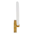 GloboStar® ELIZA 61344 Φωτιστικό Τοίχου - Απλίκα Design LED CCT 8W 960lm 360° AC 220-240V - Εναλλαγή Φωτισμού μέσω Διακόπτη On/Off All In One Ψυχρό 6000k+Φυσικό 4500k+Θερμό 2700k Μ22 x Π5 x Υ28.5cm - Χρυσό - 3 Years Warranty - ledmania.gr