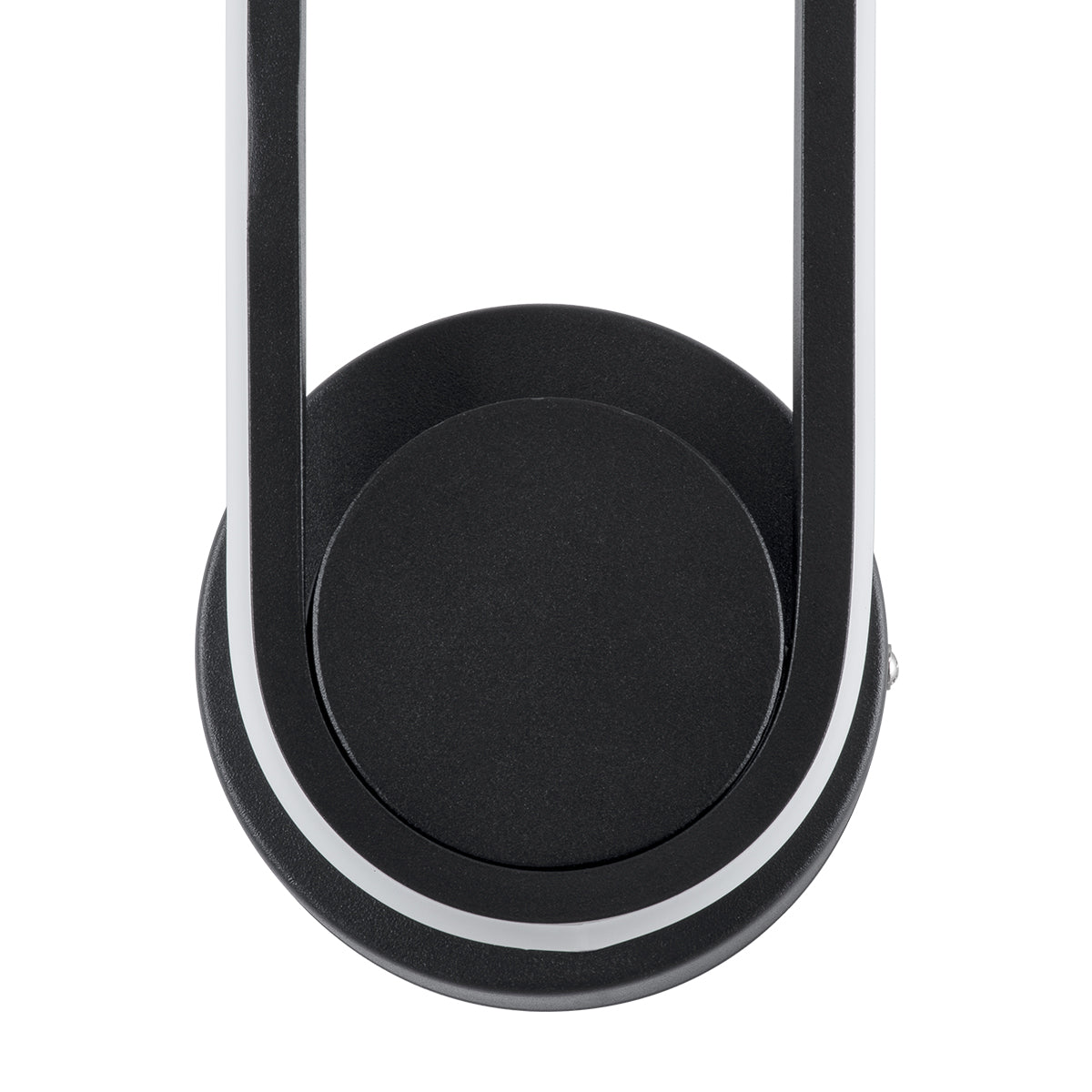 GLOBOSTAR® DALLAS 61345 Μοντέρνο Φωτιστικό Τοίχου - Απλίκα LED 12W 1440lm 360° AC 220-240V IP20 Ρυθμιζόμενο Λευκό CCT με On/Off 2700K/4500K/6000K - Lumileds SMD Chip - Μαύρο Ματ - Μ12 x Π6.5 x Υ32cm - 3 Χρόνια Εγγύηση