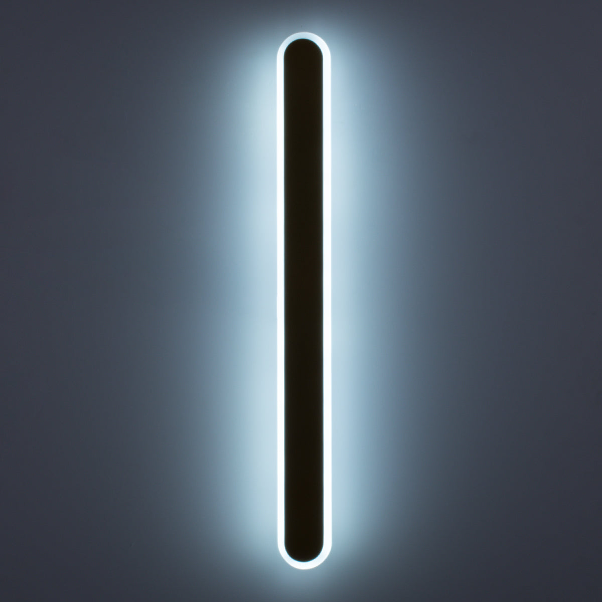 GLOBOSTAR® HOUSTON 61347 Μοντέρνο Φωτιστικό Τοίχου - Απλίκα LED 18W 2160lm 360° AC 220-240V IP20 Ρυθμιζόμενο Λευκό CCT με On/Off 2700K/4500K/6000K - Lumileds SMD Chip - Μαύρο Ματ - Μ6 x Π3 x Υ60cm - 3 Χρόνια Εγγύηση