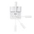 GloboStar® IBIS 61368 Μοντέρνο Φωτιστικό Τοίχου - Απλίκα Ξενοδοχείου Bed Side LED 10W 1100lm 36° & 360° AC 220-240V - Reading Light & Up/Down Light - Φορτιστής USB 3A - Μ10 x Π6.1 x Υ18cm - Φυσικό Λευκό 4500K - Λευκό - ledmania.gr