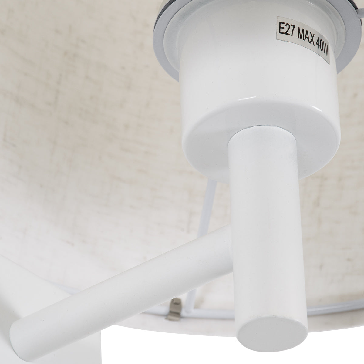 GloboStar® ROULETTE-R 61380 Μοντέρνο Φωτιστικό Τοίχου - Απλίκα Ξενοδοχείου Bed Side LED 3W 360lm & 1 x E27 36° & 360° AC 220-240V - Reading Up/Down Light - Φορτιστής USB 3A - Μ22 x Π23.5 x Υ37cm - Φυσικό Λευκό 4500K - Λευκό με Μπεζ Καπέλο - Σετ 2 Τεμαχίων - ledmania.gr