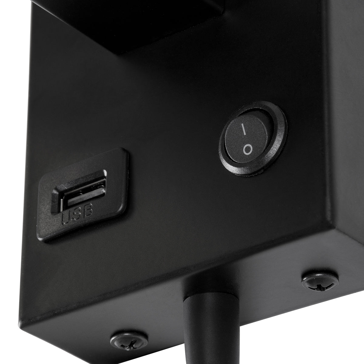 GloboStar® ROULETTE-S 61382 Μοντέρνο Φωτιστικό Τοίχου - Απλίκα Ξενοδοχείου Bed Side LED 3W 360lm & 1 x E27 36° & 360° AC 220-240V - Reading Up/Down Light - Φορτιστής USB 3A - Μ17 x Π20 x Υ37cm - Φυσικό Λευκό 4500K - Μαύρο με Μπεζ Καπέλο - Σετ 2 Τεμαχίων - ledmania.gr