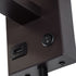 GloboStar® ROULETTE-S 61384 Μοντέρνο Φωτιστικό Τοίχου - Απλίκα Ξενοδοχείου Bed Side LED 3W 360lm & 1 x E27 36° & 360° AC 220-240V - Reading Up/Down Light - Φορτιστής USB 3A - Μ17 x Π20 x Υ37cm - Φυσικό Λευκό 4500K - Καφέ με Μπεζ Καπέλο - Σετ 2 Τεμαχίων - ledmania.gr