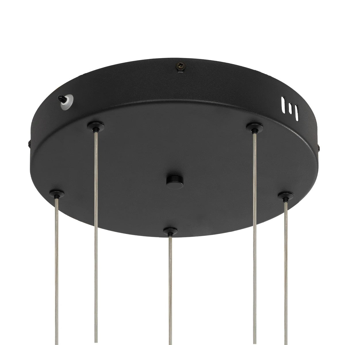 kelvo® LEXAGON 61397 Μοντέρνο Κρεμαστό Φωτιστικό Οροφής LED 120W 12000lm 200° AC 220-240V IP20 Ρυθμιζόμενο Λευκό CCT με Χειριστήριο από 2700K έως 6000K Dimmable - Lumileds SMD Chip - Μαύρο - Μ110 x Π90 x Υ110cm - 3 Χρόνια Εγγύηση