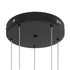 kelvo® LEXAGON 61397 Μοντέρνο Κρεμαστό Φωτιστικό Οροφής LED 120W 12000lm 200° AC 220-240V IP20 Ρυθμιζόμενο Λευκό CCT με Χειριστήριο από 2700K έως 6000K Dimmable - Lumileds SMD Chip - Μαύρο - Μ110 x Π90 x Υ110cm - 3 Χρόνια Εγγύηση