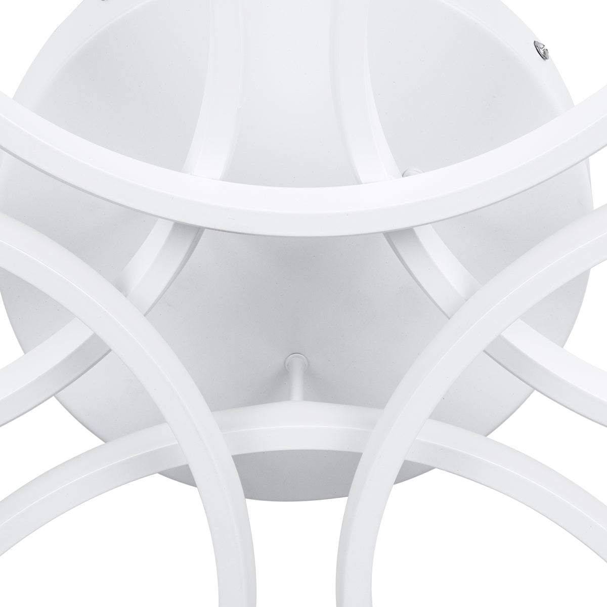 GLOBOSTAR® MARGARET 61401 Μοντέρνο Φωτιστικό Οροφής LED 54W 6210lm 360° AC 220-240V IP20 Ρυθμιζόμενο Λευκό CCT με Χειριστήριο από 2700K έως 6000K Dimmable - Lumileds SMD Chip - Λευκό Ματ - Μ57 x Π57 x Υ12cm - 3 Χρόνια Εγγύηση