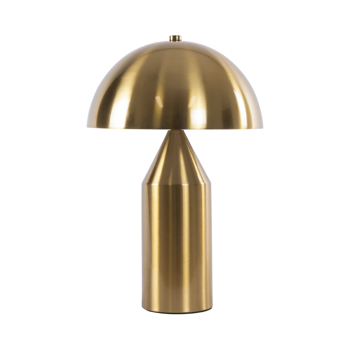 GloboStar® URANUS-S 61451 Μοντέρνο Επιτραπέζιο Φωτιστικό Πορτατίφ Δίφωτο 2 x E27 AC220-240V IP20 - Φ25 x Υ39cm - Χρυσό Πλατίνα Μεταλλικό Καμπάνα με Διακόπτη On/Off - 5 Χρόνια Εγγύηση - ledmania.gr