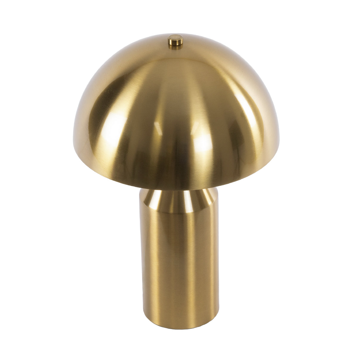 GloboStar® URANUS-S 61451 Μοντέρνο Επιτραπέζιο Φωτιστικό Πορτατίφ Δίφωτο 2 x E27 AC220-240V IP20 - Φ25 x Υ39cm - Χρυσό Πλατίνα Μεταλλικό Καμπάνα με Διακόπτη On/Off - 5 Χρόνια Εγγύηση - ledmania.gr