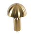 GloboStar® URANUS-S 61451 Μοντέρνο Επιτραπέζιο Φωτιστικό Πορτατίφ Δίφωτο 2 x E27 AC220-240V IP20 - Φ25 x Υ39cm - Χρυσό Πλατίνα Μεταλλικό Καμπάνα με Διακόπτη On/Off - 5 Χρόνια Εγγύηση - ledmania.gr