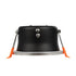 GLOBOSTAR® SIGMA 61461 Χωνευτή Στρόγγυλη Βάση Σποτ Οροφής/Μπάνιου για Λάμπα MR16/GU10 Αδιάβροχο IP65 - Νίκελ Βούρτσας Αλουμίνιο & Λευκό Γυαλί - Φ8.5 x Υ4.4cm / Q7.5cm - ledmania.gr