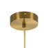 GloboStar® BELLISSIMO 61486 Μοντέρνο Κρεμαστό Φωτιστικό Οροφής Μονόφωτο 1 x E27 Γαλακτερή Γυάλινη Μπάλα με Μεταλλικό Επιχρυσωμενό Πλατίνα Σώμα Φ20 x Υ42cm - ledmania.gr
