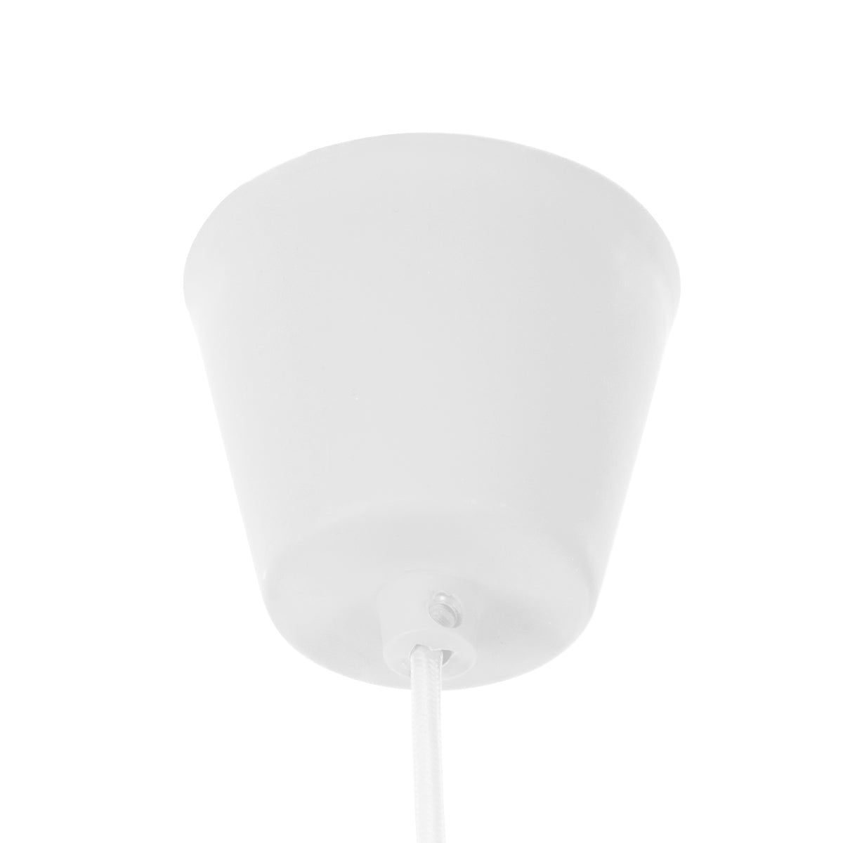 GLOBOSTAR® CABLITO 61550 Μοντέρνο Κρεμαστό Φωτιστικό Οροφής με Ντουί 1 x E27 AC 220-240V IP20 - Λευκό - Μ4 x Π4 x Υ110cm - ledmania.gr