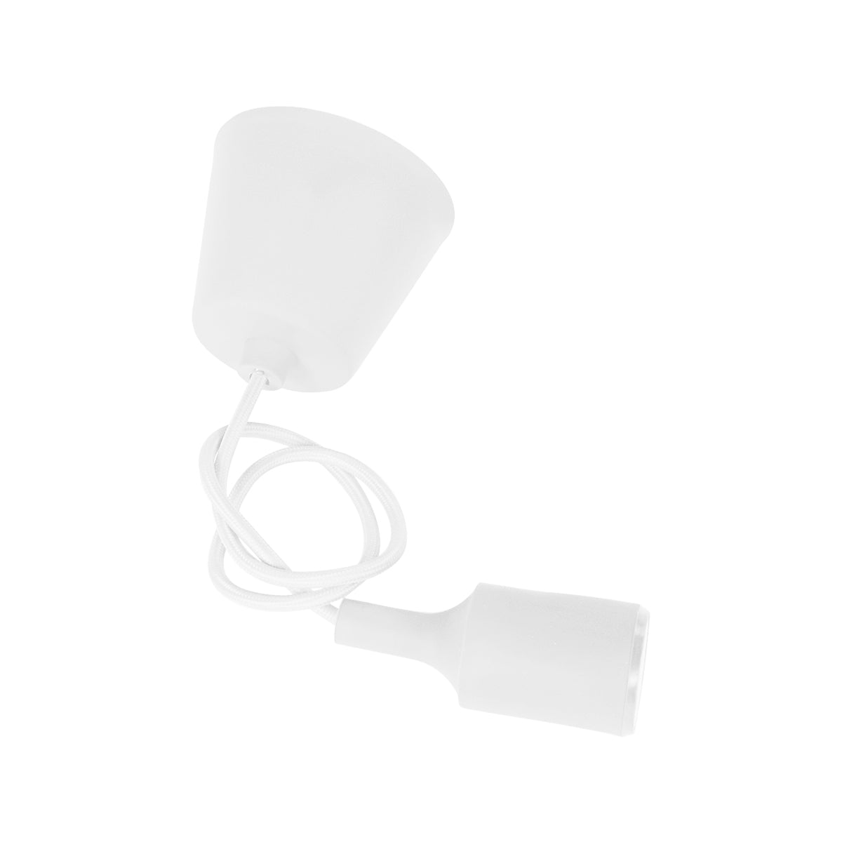 GLOBOSTAR® CABLITO 61550 Μοντέρνο Κρεμαστό Φωτιστικό Οροφής με Ντουί 1 x E27 AC 220-240V IP20 - Λευκό - Μ4 x Π4 x Υ110cm - ledmania.gr