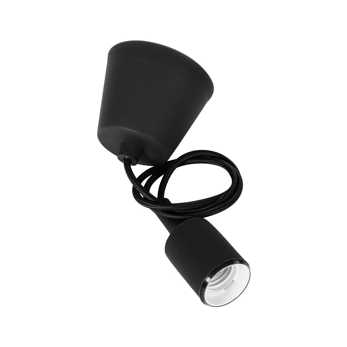 GLOBOSTAR® CABLITO 61552 Μοντέρνο Κρεμαστό Φωτιστικό Οροφής με Ντουί 1 x E27 AC 220-240V IP20 - Μαύρο - Μ4 x Π4 x Υ110cm - ledmania.gr