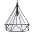 GloboStar® EIFFEL 61569 Vintage Κρεμαστό Φωτιστικό Ράγα Τρίφωτο 3 x E27 IP20 Μαύρο Μέταλλο με Λευκό Ύφασμα - Μ68 x Π25 x Υ130cm - ledmania.gr