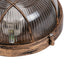 GLOBOSTAR® BOATLIGHT 61587 Vintage Φωτιστικό Καραβοχελώνα Τοίχου & Οροφής με Ντουί 1 x E27 120° AC 220-240V Αδιάβροχο IP65 - Μπρονζέ Εφέ Σκουριάς Ματ - Μ17.5 x Π17.5 x Υ9cm - ledmania.gr