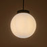 GLOBOSTAR® AGROS 61591 Κρεμαστό Φωτιστικό Οροφής Κήπου με Ντουί 1 x E27 AC 220-240V Αδιάβροχο IP65 - Λευκό & Μάυρο - Μ20 x Π20 x Υ22cm - ledmania.gr