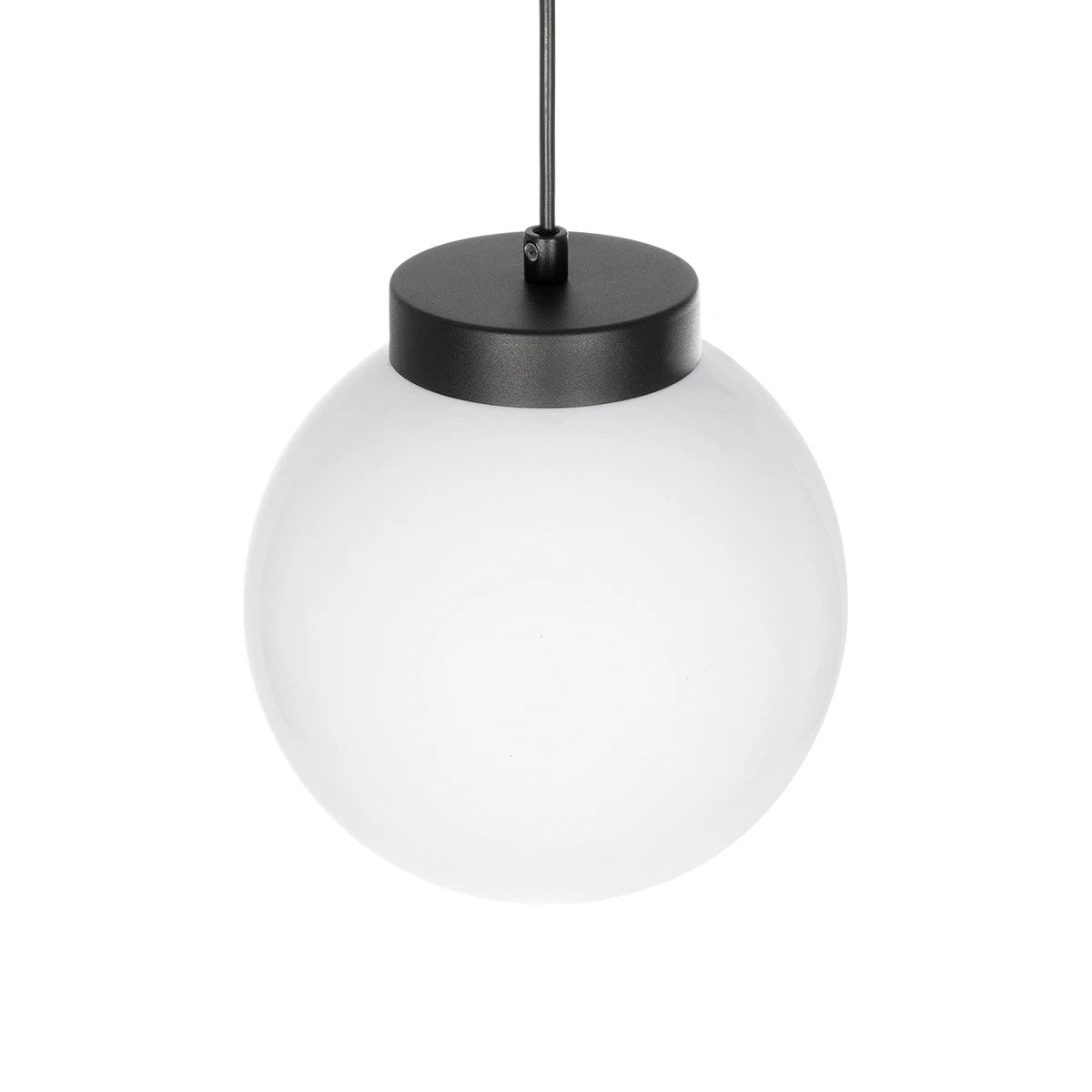 GLOBOSTAR® AGROS 61591 Κρεμαστό Φωτιστικό Οροφής Κήπου με Ντουί 1 x E27 AC 220-240V Αδιάβροχο IP65 - Λευκό & Μάυρο - Μ20 x Π20 x Υ22cm - ledmania.gr