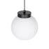GLOBOSTAR® AGROS 61591 Κρεμαστό Φωτιστικό Οροφής Κήπου με Ντουί 1 x E27 AC 220-240V Αδιάβροχο IP65 - Λευκό & Μάυρο - Μ20 x Π20 x Υ22cm - ledmania.gr