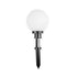 GLOBOSTAR® AGROS 61593 Φωτιστικό Κήπου / Καρφωτό με Ντουί 1 x E27 AC 220-240V Αδιάβροχο IP65 - Λευκό & Μάυρο - Μ20 x Π20 x Υ54cm - ledmania.gr