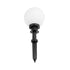 GLOBOSTAR® AGROS 61593 Φωτιστικό Κήπου / Καρφωτό με Ντουί 1 x E27 AC 220-240V Αδιάβροχο IP65 - Λευκό & Μάυρο - Μ20 x Π20 x Υ54cm - ledmania.gr