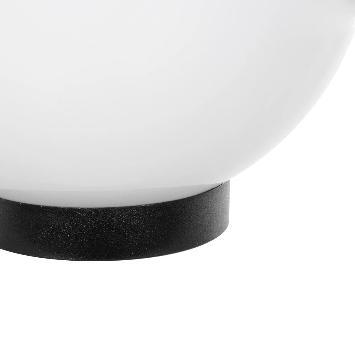 GLOBOSTAR® AGROS 61594 Φωτιστικό Κήπου με Ντουί 1 x E27 AC 220-240V Αδιάβροχο IP65 - Λευκό & Μάυρο - Μ20 x Π20 x Υ22cm - ledmania.gr