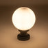GLOBOSTAR® AGROS 61595 Φωτιστικό Κολωνάκι Κήπου με Ντουί 1 x E27 AC 220-240V Αδιάβροχο IP65 - Λευκό & Μάυρο - Μ20 x Π20 x Υ30cm - ledmania.gr