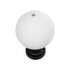GLOBOSTAR® AGROS 61595 Φωτιστικό Κολωνάκι Κήπου με Ντουί 1 x E27 AC 220-240V Αδιάβροχο IP65 - Λευκό & Μάυρο - Μ20 x Π20 x Υ30cm - ledmania.gr