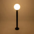 GLOBOSTAR® AGROS 61596 Φωτιστικό Κολωνάκι Κήπου με Ντουί 1 x E27 AC 220-240V Αδιάβροχο IP65 - Λευκό & Μάυρο - Μ20 x Π20 x Υ100cm - ledmania.gr