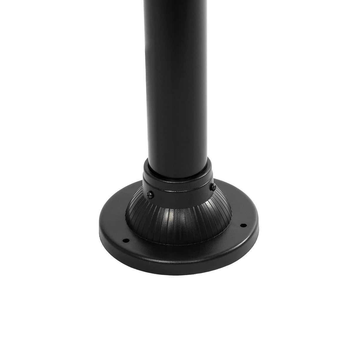 GLOBOSTAR® AGROS 61596 Φωτιστικό Κολωνάκι Κήπου με Ντουί 1 x E27 AC 220-240V Αδιάβροχο IP65 - Λευκό & Μάυρο - Μ20 x Π20 x Υ100cm - ledmania.gr