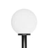 GLOBOSTAR® AGROS 61597 Φωτιστικό Κολωνάκι Κήπου με Ντουί 1 x E27 AC 220-240V Αδιάβροχο IP65 - Λευκό & Μάυρο - Μ30 x Π30 x Υ240cm - ledmania.gr