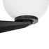 GLOBOSTAR® AGROS 61598 Φωτιστικό Κολωνάκι Κήπου με Ντουί 2 x E27 AC 220-240V Αδιάβροχο IP65 - Λευκό & Μάυρο - Μ75 x Π30 x Υ240cm - ledmania.gr