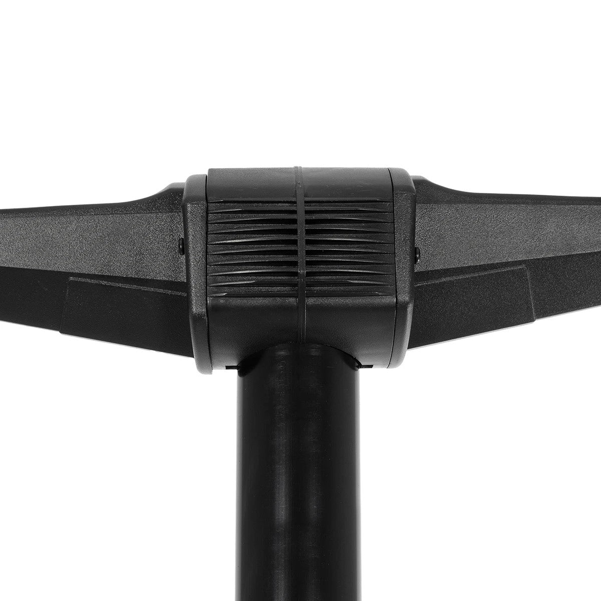 GLOBOSTAR® AGROS 61598 Φωτιστικό Κολωνάκι Κήπου με Ντουί 2 x E27 AC 220-240V Αδιάβροχο IP65 - Λευκό & Μάυρο - Μ75 x Π30 x Υ240cm - ledmania.gr