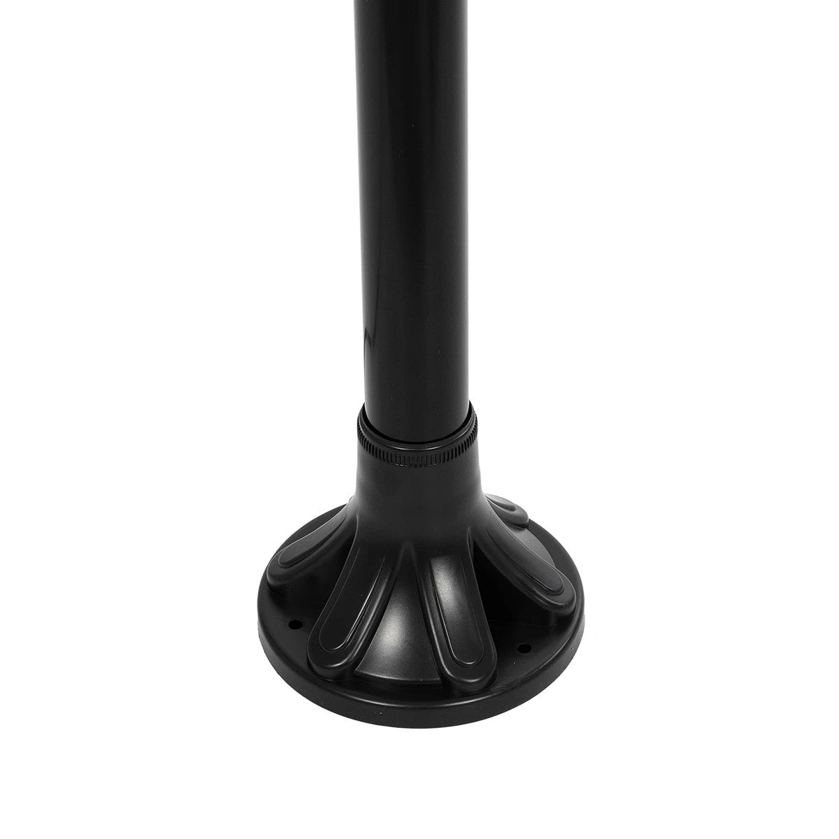 GLOBOSTAR® AGROS 61598 Φωτιστικό Κολωνάκι Κήπου με Ντουί 2 x E27 AC 220-240V Αδιάβροχο IP65 - Λευκό & Μάυρο - Μ75 x Π30 x Υ240cm - ledmania.gr