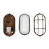 GLOBOSTAR® BOATLIGHT 61622 Vintage Φωτιστικό Καραβοχελώνα Τοίχου - Απλίκα με Ντουί 1 x E27 AC 220-240V Αδιάβροχο IP65 - Χάλκινο Παλαιωμένο Εφέ Σκουριάς Ματ - Μ21 x Π10.4 x Υ9cm