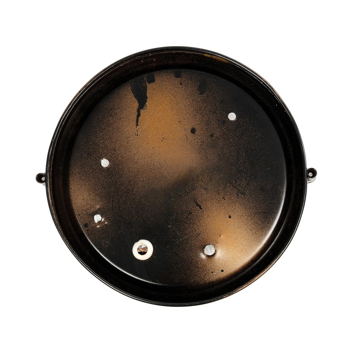 GLOBOSTAR® BOATLIGHT 61623 Vintage Φωτιστικό Καραβοχελώνα Τοίχου & Οροφής με Ντουί 1 x E27 AC 220-240V Αδιάβροχο IP65 - Χάλκινο Παλαιωμένο Εφέ Σκουριάς Ματ - Μ17.5 x Π17.5 x Υ9cm