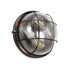 GLOBOSTAR® BOATLIGHT 61624 Vintage Φωτιστικό Καραβοχελώνα Τοίχου & Οροφής με Ντουί 2 x E27 AC 220-240V Αδιάβροχο IP65 - Χάλκινο Παλαιωμένο Εφέ Σκουριάς Ματ - Μ24 x Π24 x Υ11cm