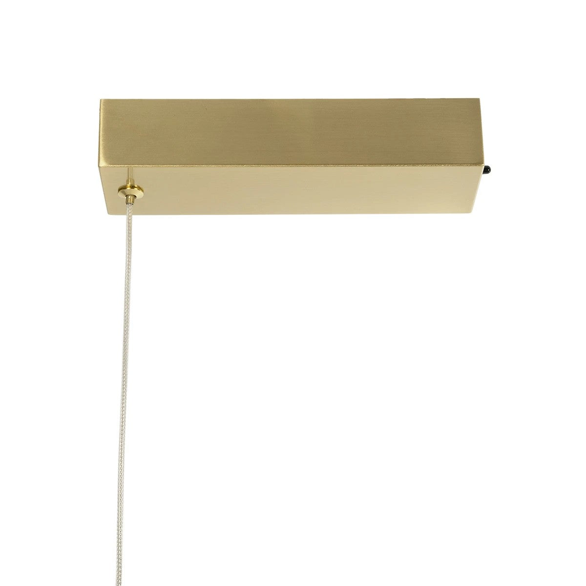 kelvo® GLOW 61663 Μοντέρνο Κρεμαστό Φωτιστικό Οροφής LED 45W 4500lm 360° AC 220-240V IP20 Ρυθμιζόμενο Λευκό CCT με Χειριστήριο από 2700K έως 6000K Dimmable - Lumileds SMD Chip - Χρυσό Πλατίνα & Λευκό Νήμα - Μ150 x Π35 x Υ50cm - 3 Χρόνια Εγγύηση - ledmania.gr