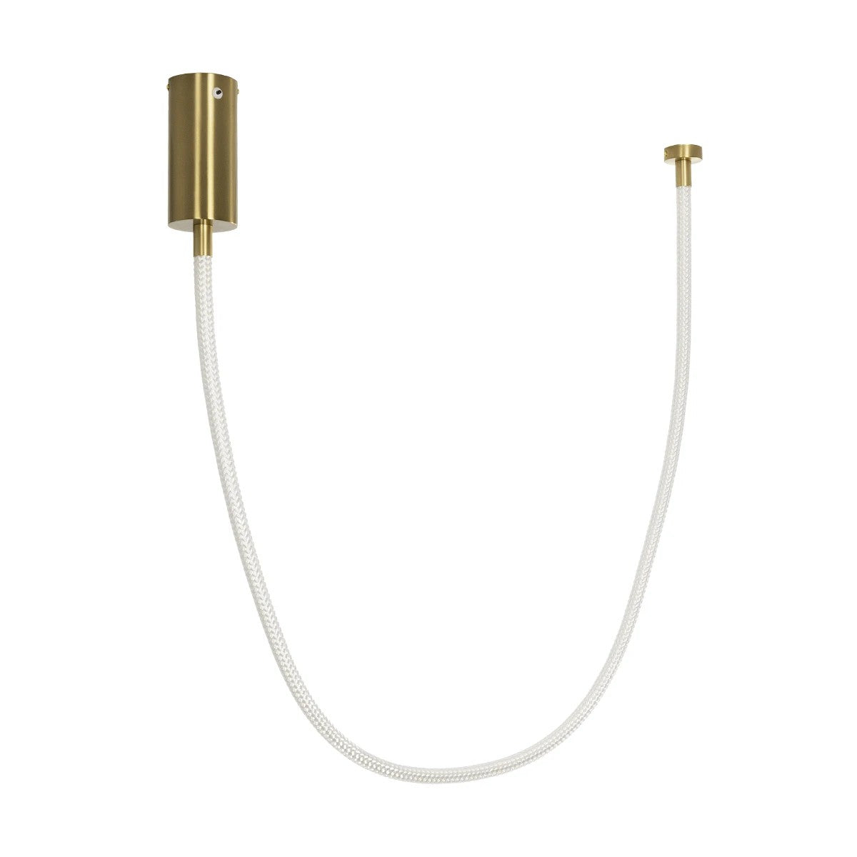 kelvo® GLOW 61666 Μοντέρνο Κρεμαστό Φωτιστικό Οροφής LED 27W 2700lm 360° AC 220-240V IP20 Ρυθμιζόμενο Λευκό CCT με Χειριστήριο από 2700K έως 6000K Dimmable - Lumileds SMD Chip - Χρυσό Πλατίνα & Λευκό Νήμα - Μ80 x Π3 x Υ80cm - 3 Χρόνια Εγγύηση - ledmania.gr