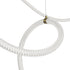 kelvo® GLOW 61669 Μοντέρνο Κρεμαστό Φωτιστικό Οροφής LED 105W 10500lm 360° AC 220-240V IP20 Ρυθμιζόμενο Λευκό CCT με Χειριστήριο από 2700K έως 6000K Dimmable - Lumileds SMD Chip - Χρυσό Πλατίνα & Λευκό Νήμα - Μ300 x Π300 x Υ120cm - 3 Χρόνια Εγγύηση - ledmania.gr