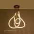 kelvo® GLOW 61670 Μοντέρνο Φωτιστικό Οροφής LED 40W 4000lm 360° AC 220-240V IP20 Ρυθμιζόμενο Λευκό CCT με Χειριστήριο από 2700K έως 6000K Dimmable - Lumileds SMD Chip - Χρυσό Πλατίνα & Λευκό Νήμα - Μ50 x Π50 x Υ70cm - 3 Χρόνια Εγγύηση - ledmania.gr