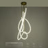 kelvo® GLOW 61671 Μοντέρνο Φωτιστικό Οροφής LED 85W 8500lm 360° AC 220-240V IP20 Ρυθμιζόμενο Λευκό CCT με Χειριστήριο από 2700K έως 6000K Dimmable - Lumileds SMD Chip - Χρυσό Πλατίνα & Λευκό Νήμα - Μ100 x Π100 x Υ140cm - 3 Χρόνια Εγγύηση - ledmania.gr