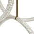 kelvo® GLOW 61671 Μοντέρνο Φωτιστικό Οροφής LED 85W 8500lm 360° AC 220-240V IP20 Ρυθμιζόμενο Λευκό CCT με Χειριστήριο από 2700K έως 6000K Dimmable - Lumileds SMD Chip - Χρυσό Πλατίνα & Λευκό Νήμα - Μ100 x Π100 x Υ140cm - 3 Χρόνια Εγγύηση - ledmania.gr