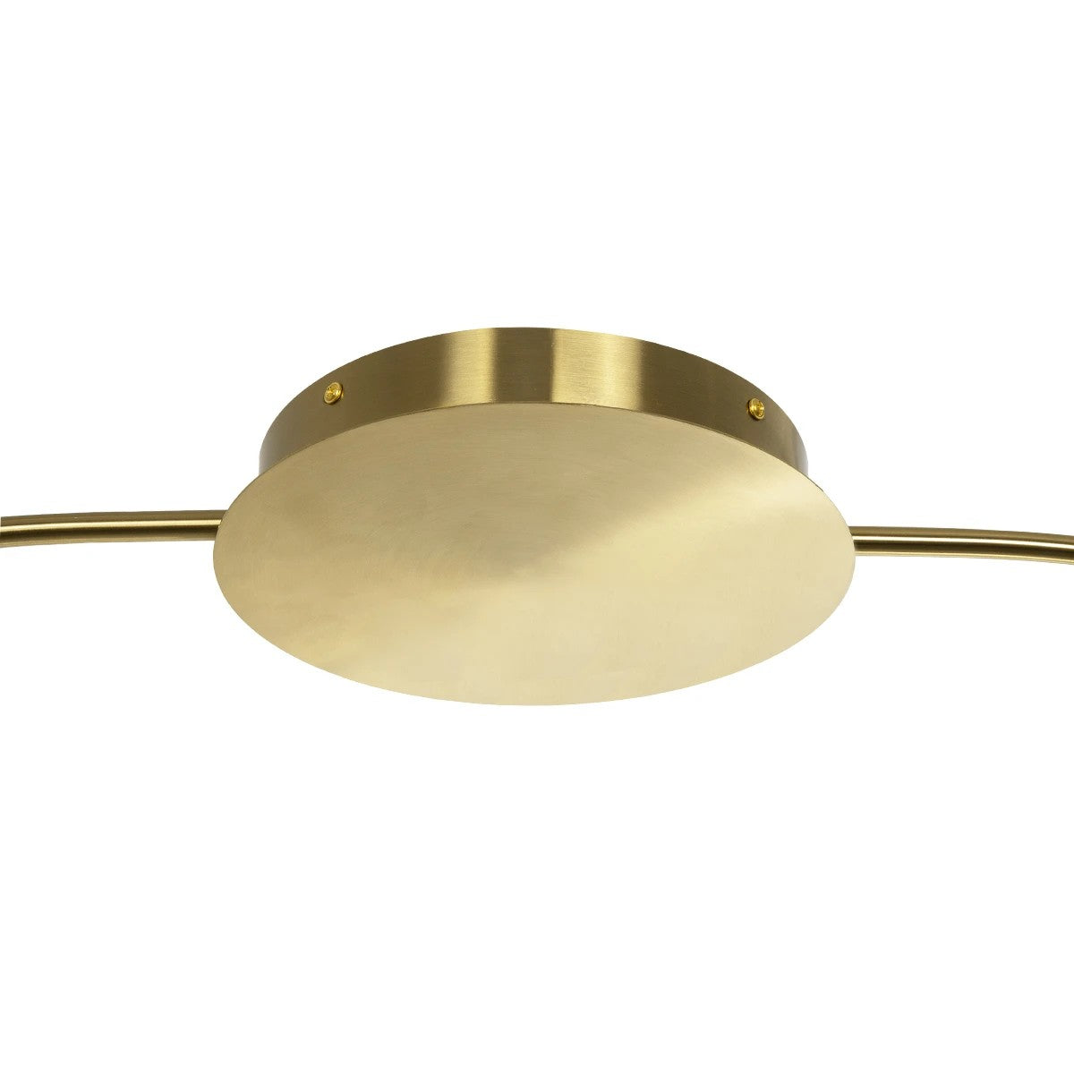 kelvo® GLOW 61674 Μοντέρνο Φωτιστικό Οροφής LED 65W 6500lm 360° AC 220-240V IP20 Ρυθμιζόμενο Λευκό CCT με Χειριστήριο από 2700K έως 6000K Dimmable - Lumileds SMD Chip - Χρυσό Πλατίνα & Λευκό Νήμα - Μ100 x Π100 x Υ30cm - 3 Χρόνια Εγγύηση - ledmania.gr
